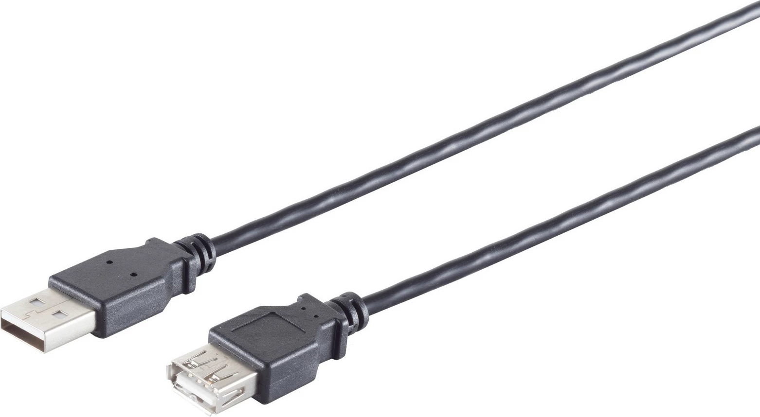 Kabllo USB No-Name S/CONN 13-24045, USB 2.0, e zezë