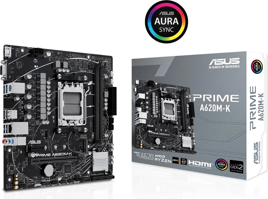Pllakë amë ASUS PRIME A620M-K, Socket AM5, micro ATX