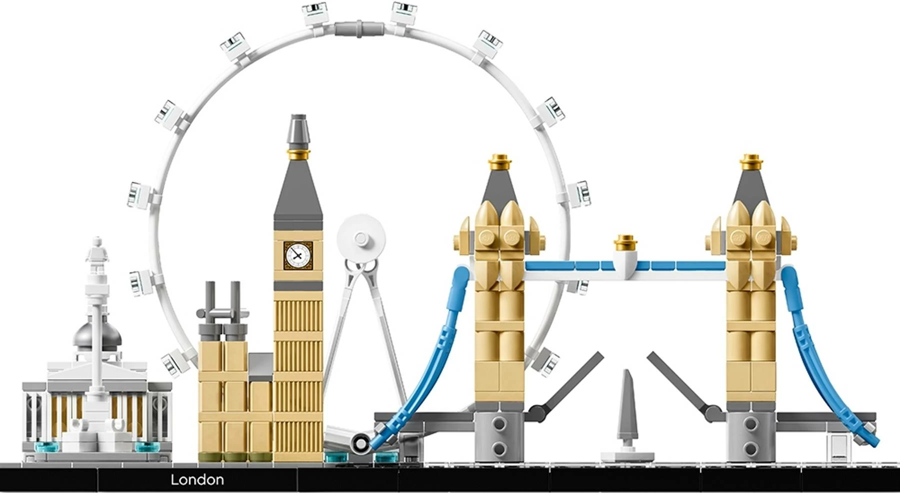 Set ndërtimi LEGO Architecture London 21034, 468 copë