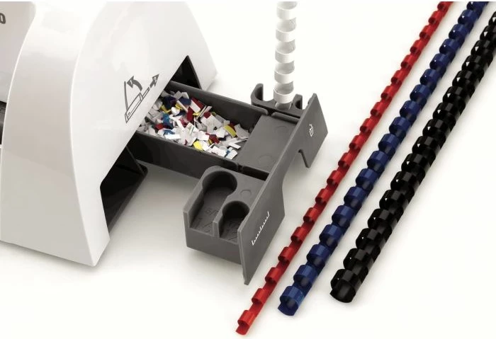 makinë lidhëse dokumentesh Fellowes Starlet 2+ manuale, kapacitet lidhje 120 fletë, shpinë plastike 16 mm, bardhë/zezë