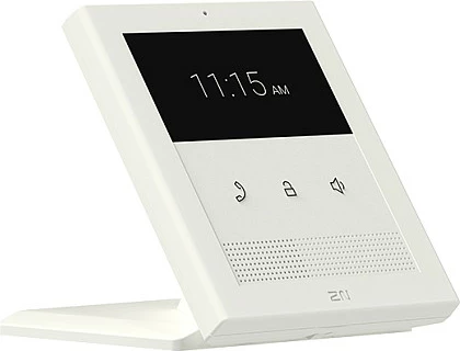 Stacion i brendshëm video interkom IP 2N Clip, LCD 4.3", Touch, PoE, i bardhë