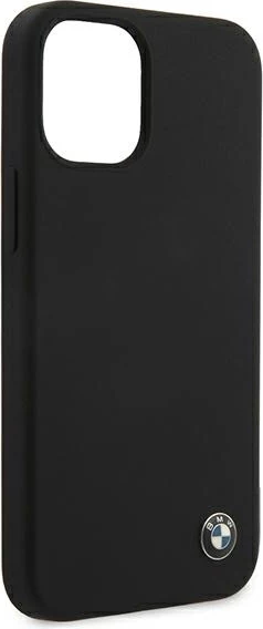Mbështjellës BMW Silicone Signature për iPhone 12 mini, 5.4", i zi