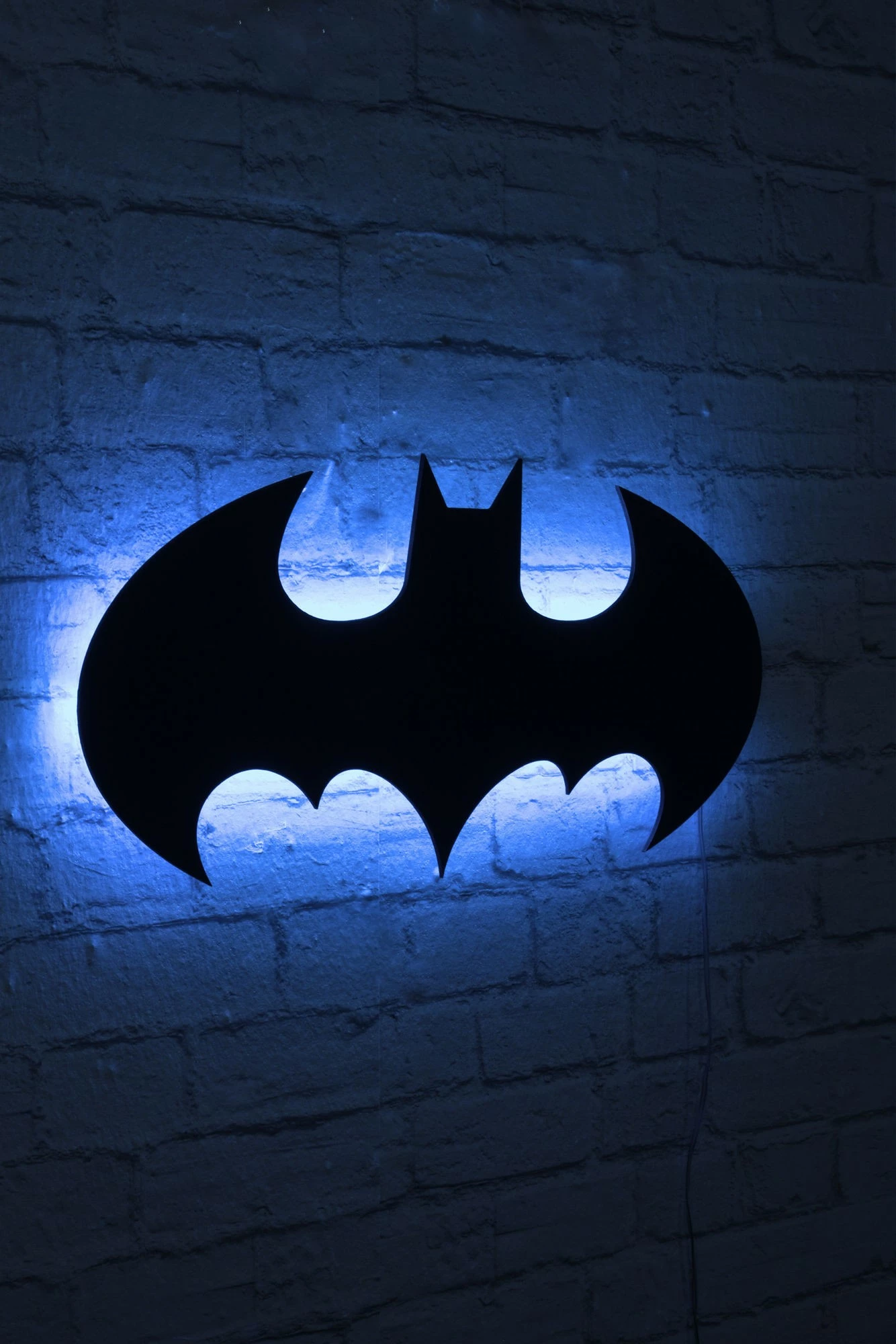 Dritë dekorative LED, Batman, ngjyrë kaltër