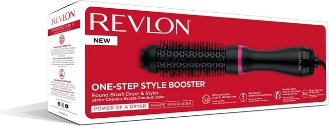 Makinë tharëse dhe kaçurreluese flokësh Revlon RVDR5292UKE, kabllo 2.5 m, 3 shpejtësi, 3 nivele nxehtësie, e zezë/rozë