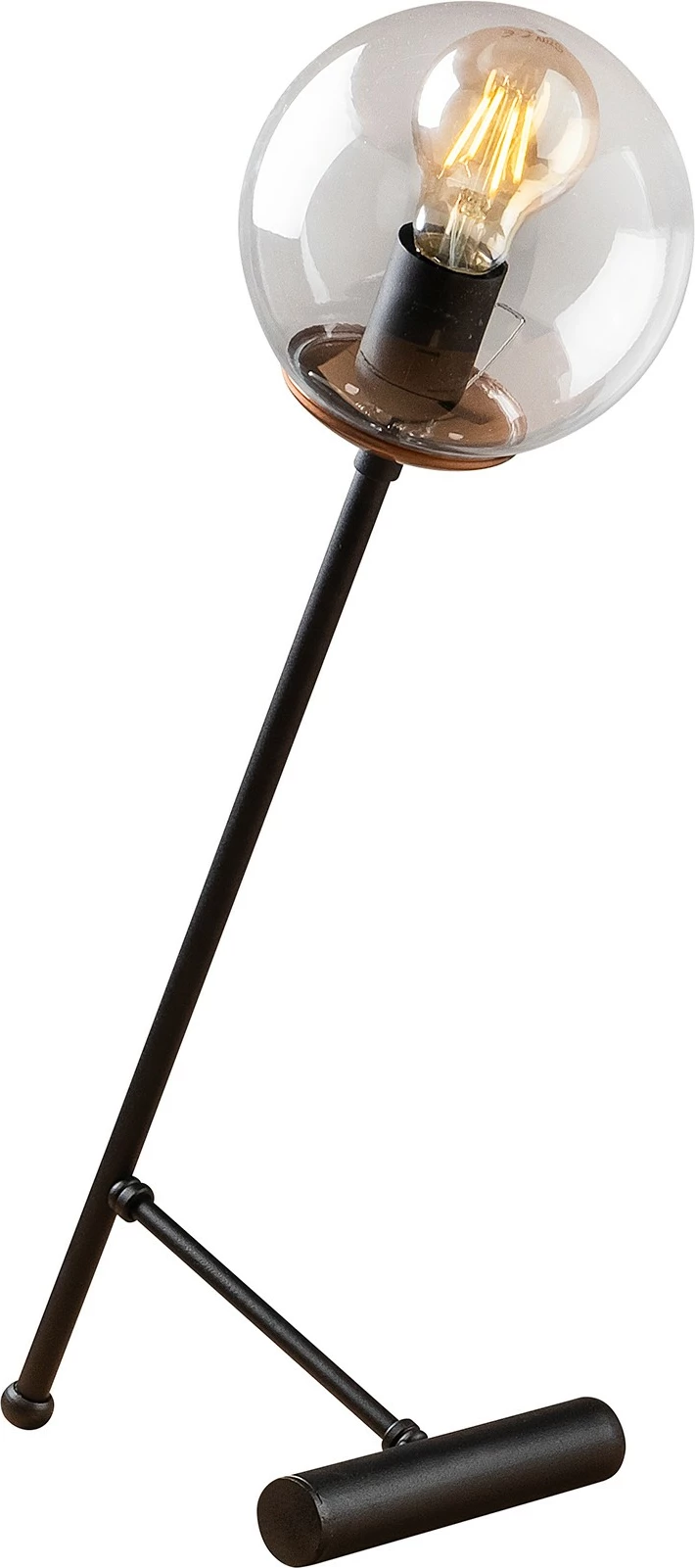 Llambë tavoline Opviq, Golf - 5025, e zezë, 30x30x51cm