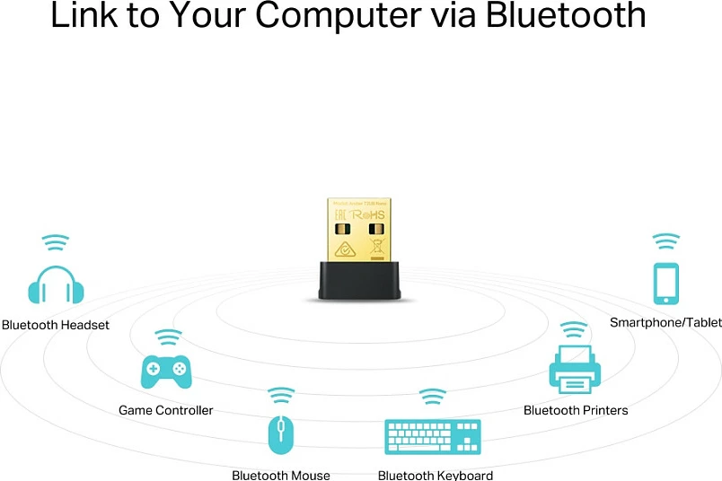 Adapter USB Wi-Fi & Bluetooth TP-Link Archer T2UB Nano, AC600 Dual Band, Wi-Fi 5, Bluetooth 4.2, i zi