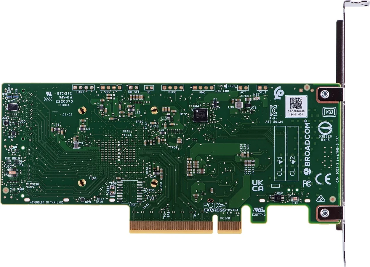 Kartë ndërfaqe Broadcom HBA 9500-8i, SAS, SATA