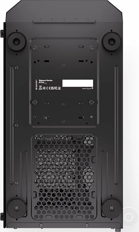 Kasë Endorfy Signum 300 Core EY2A004 Midi Tower ATX/Micro-ATX/Mini-ITX, xham i temperuar, pa PSU, e zezë