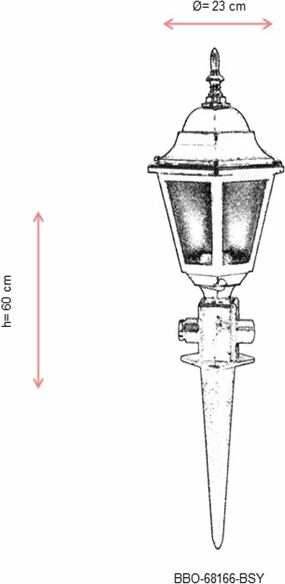 Llambë muri për jashtë Opviq, BBO-68166-BSY