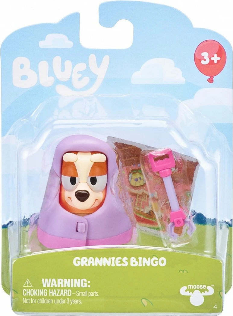 Figurinë Bluey Tm Toys BLU18040, Bingo & Dunny, plastikë, për fëmijë, shumëngjyrëshe, 1 copë