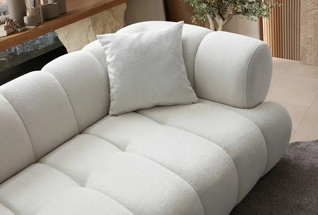 Divan treshe Petra, Atelier del Sofa, i bardhë