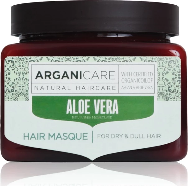 Maskë për flokë për femra Arganicare Aloe Vera, 500ml