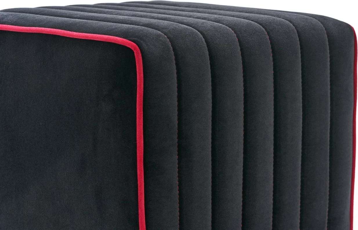Puf Mona, Atelier del Sofa, anthracite me rozë