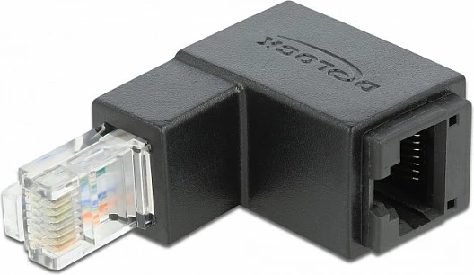 Adapter RJ45 DeLOCK 90° Cat6 UTP, i zi
