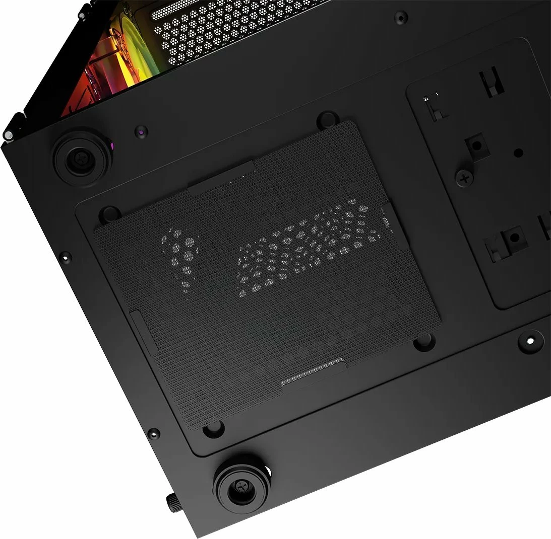 Kasë Logic Concept Aramis ARGB (AT-ARAMIS-10-0000000-0002) Midi Tower ATX/mATX, x4 ventilatorë 120mm ARGB, x7 slote PCIe, tempered glass, e zezë
