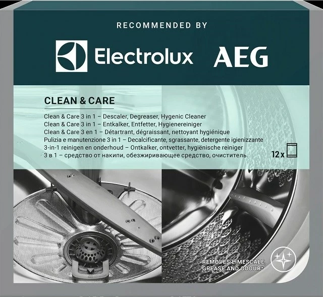 Kapsula pastrimi Electrolux M2GCP121 për lavatriçe dhe enëlarëse, 12 copë