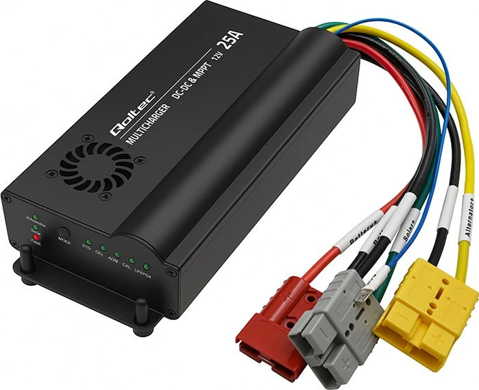 Karikues DC-DC Qoltec 51920, 12V, 25A, me MPPT, i zi