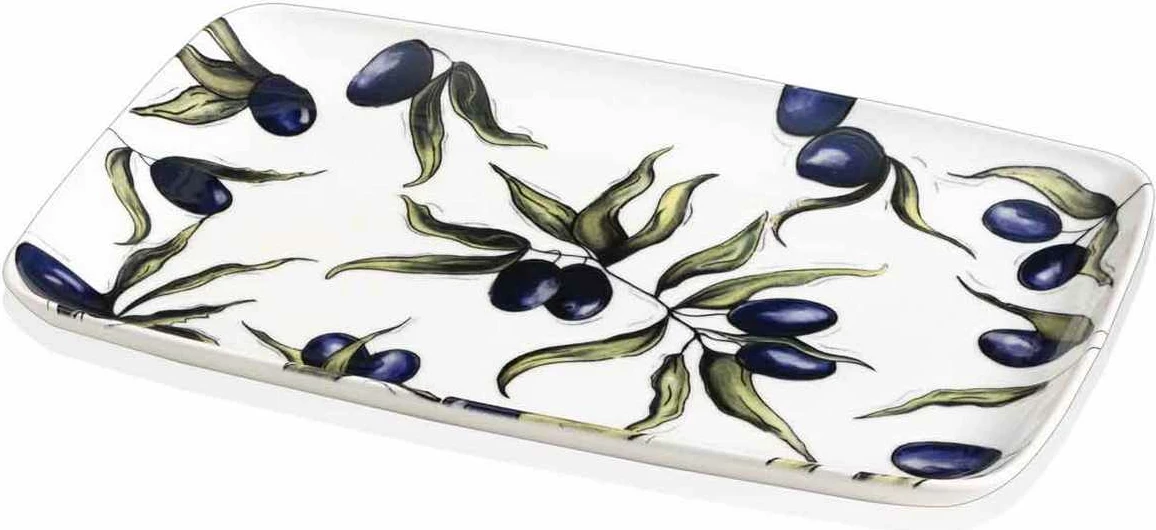 Pjatë shërbimi Hermia Concept, OVS0016, shumëngjyrëshe, 33x21cm