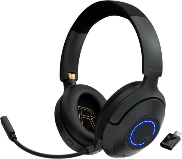 Kufje Creative Zen Hybrid Pro Classic 51EF1040AA001, wireless, over-ear, me mikrofon, rreze 15 m, të zeza