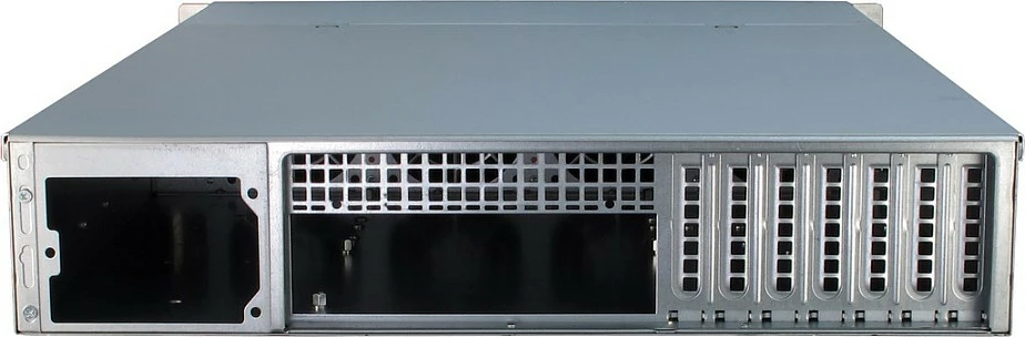 Kasë serveri Inter-Tech IPC 2U-2408, Rack 19", 2U, Hot-swap, 10x 2.5" + 2x 3.5", e zezë/inox