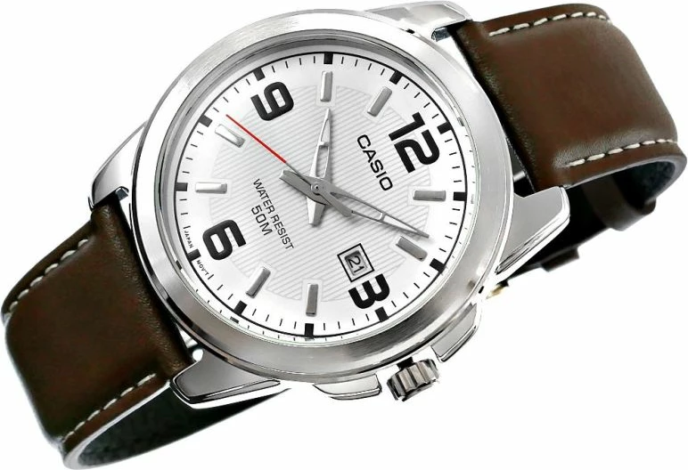 Orë dore për meshkuj CASIO MTP-1314PL-7AVEF, kafe