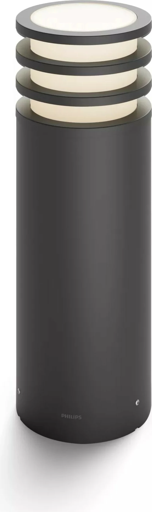 Llambë smart Philips HUE Lucca Sockel, 806lm, E27, anthracite
