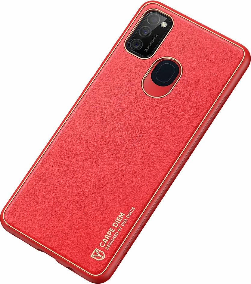 Mbështjellës Dux Ducis Yolo për Samsung Galaxy M30s, TPU+PU lëkurë, Kuq