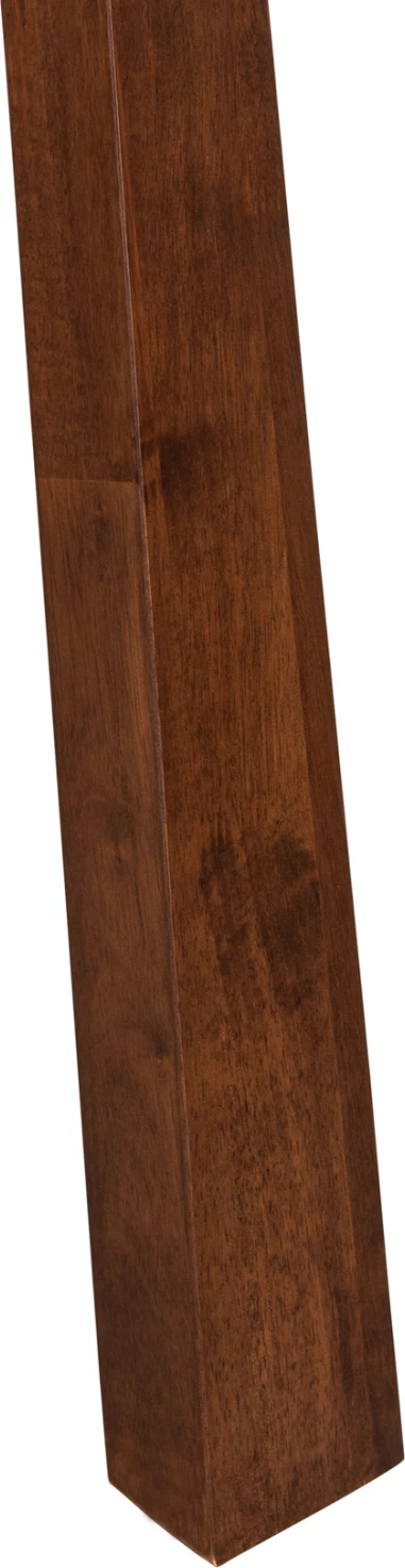 Tavolinë ngrënieje RINER, MDF, sunburst, ngjyrë arre, 150x150x75H cm