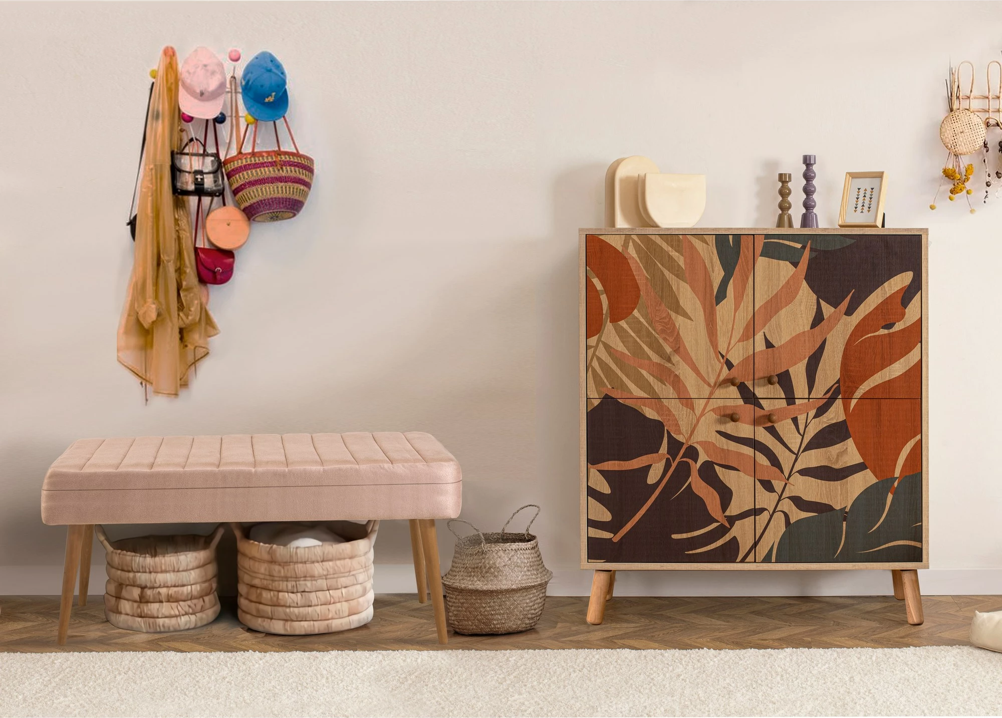 Set mobiljesh për korridor, Skye Decor, Sonomo-Stone, Multilux - 0900