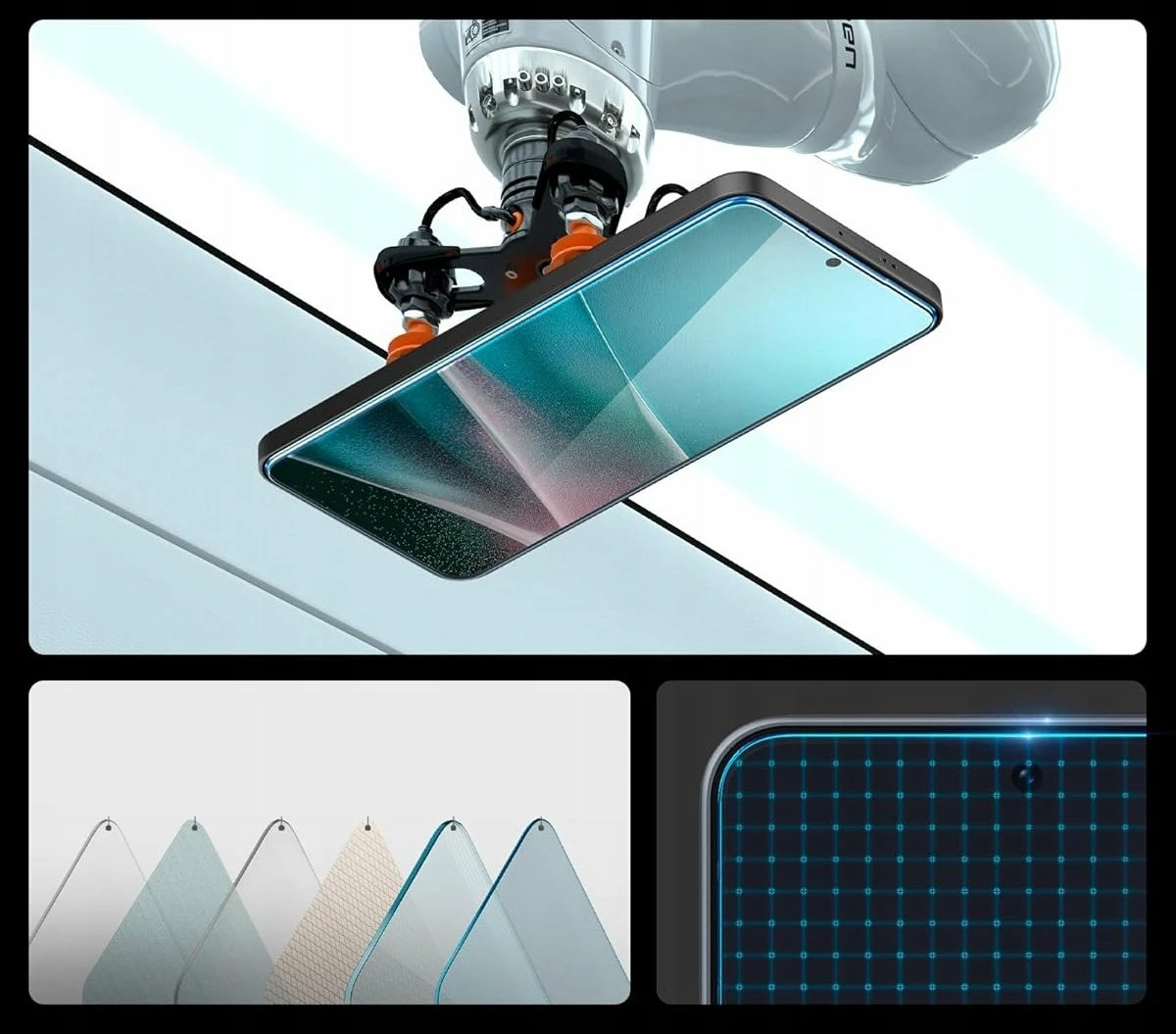 Xham i kalitur Spigen Glas.TR EZ Fit për Galaxy A36 5G, transparent, 2 copë