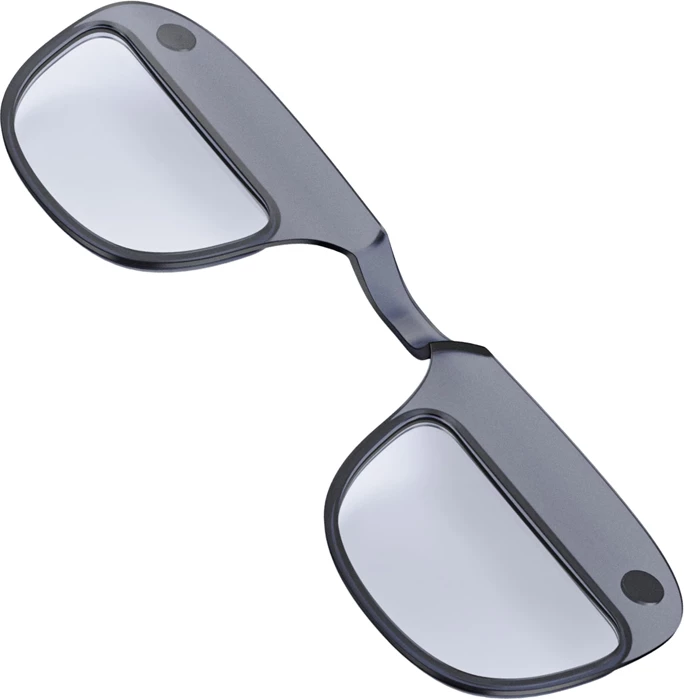 Kornizë për lente me dioptri Viture Luma XR LM-PtFm-L, madhësi L (IPD 68.0±6.0 mm), gri e errët, set 3 artikuj