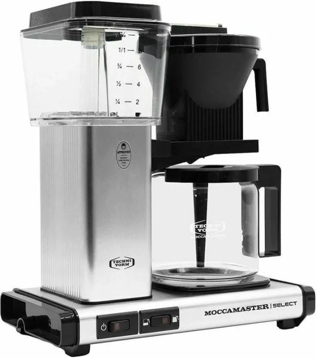 aparat kafeje drip Select Moccamaster KBG 741, argjendt