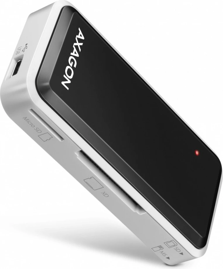 Lexues kartelash AXAGON CRE-X1, 5 slote, USB 2.0, zi/bardhë