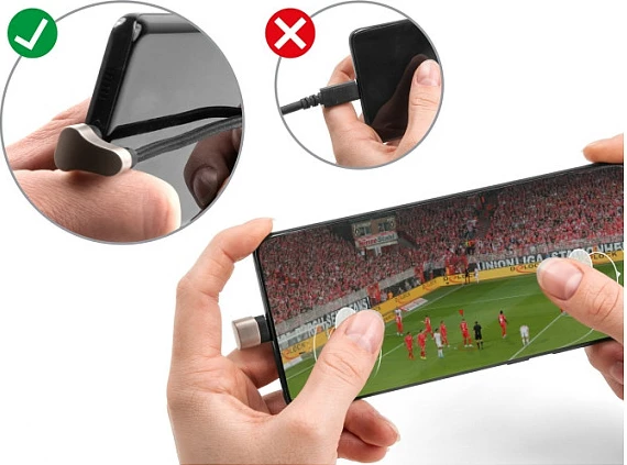 Kabllo DeLOCK USB-C në Lightning, 2 m, 180° këndore, MFi, e zezë