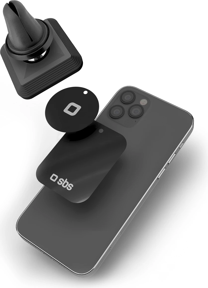 Mbajtës magnetik për celular SBS TESUPMAGLCLIP, i zi