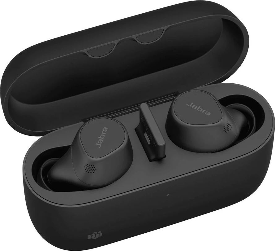 Kufje Jabra Evolve2 Buds, USB-A MS, True Wireless Stereo, 5.4 g, Zezë