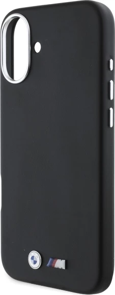 Mbështjellës BMW M Smooth Full Wrapped Metal MagSafe për iPhone 16, zi