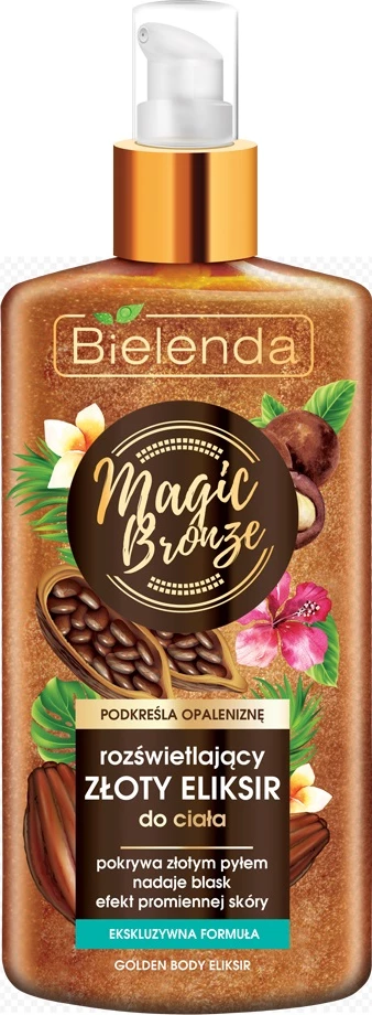 Eliksir trupi Bielenda Magic Bronze Illuminating Gold për femra 150ml