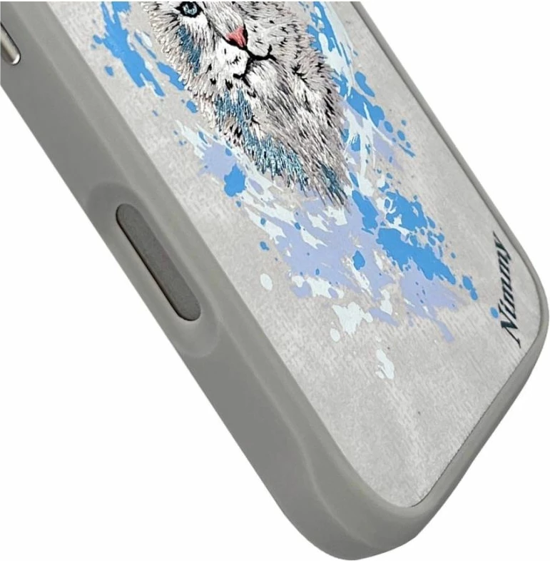Kapak MagSafe Nimmy Pantera për iPhone 16 Pro, gri