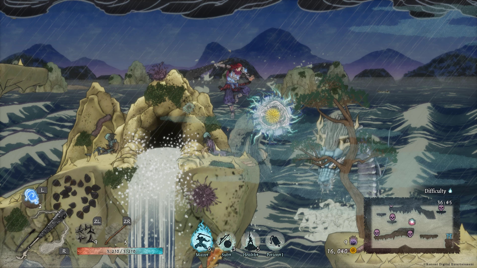 Lojë Konami GetsuFumaDen: Undying Moon për Nintendo Switch