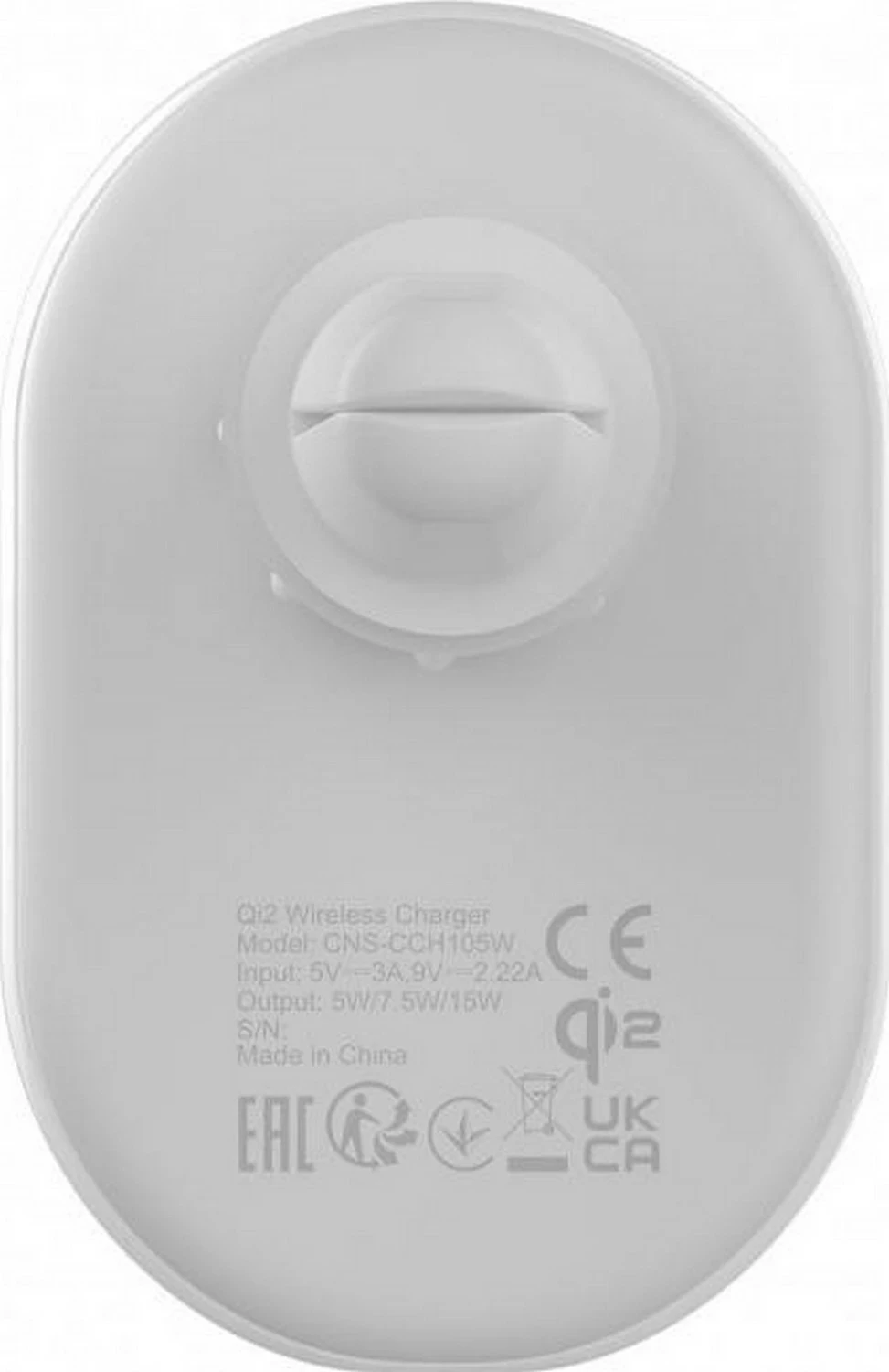 Karikues makinës Canyon OnGrip 105, 15W, Qi2, MagSafe, për Apple, i bardhë