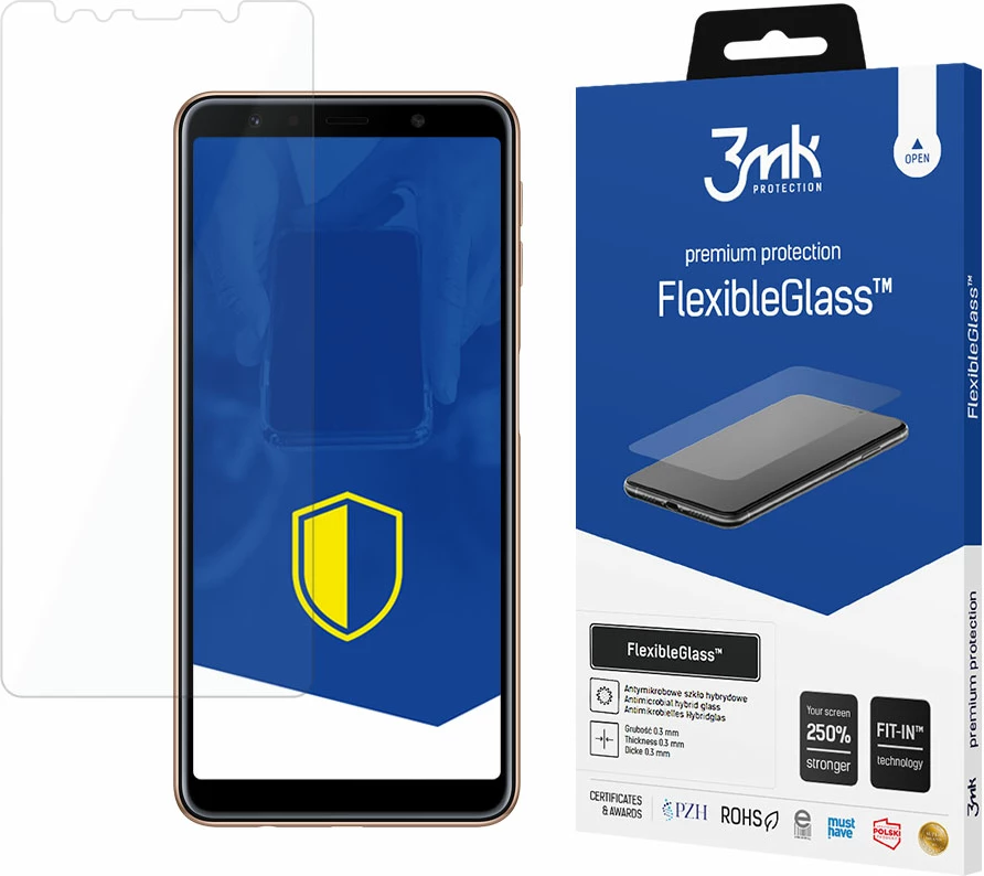 Mbështjellës xhami hibrid 3mk FlexibleGlass për Samsung Galaxy A7 2018