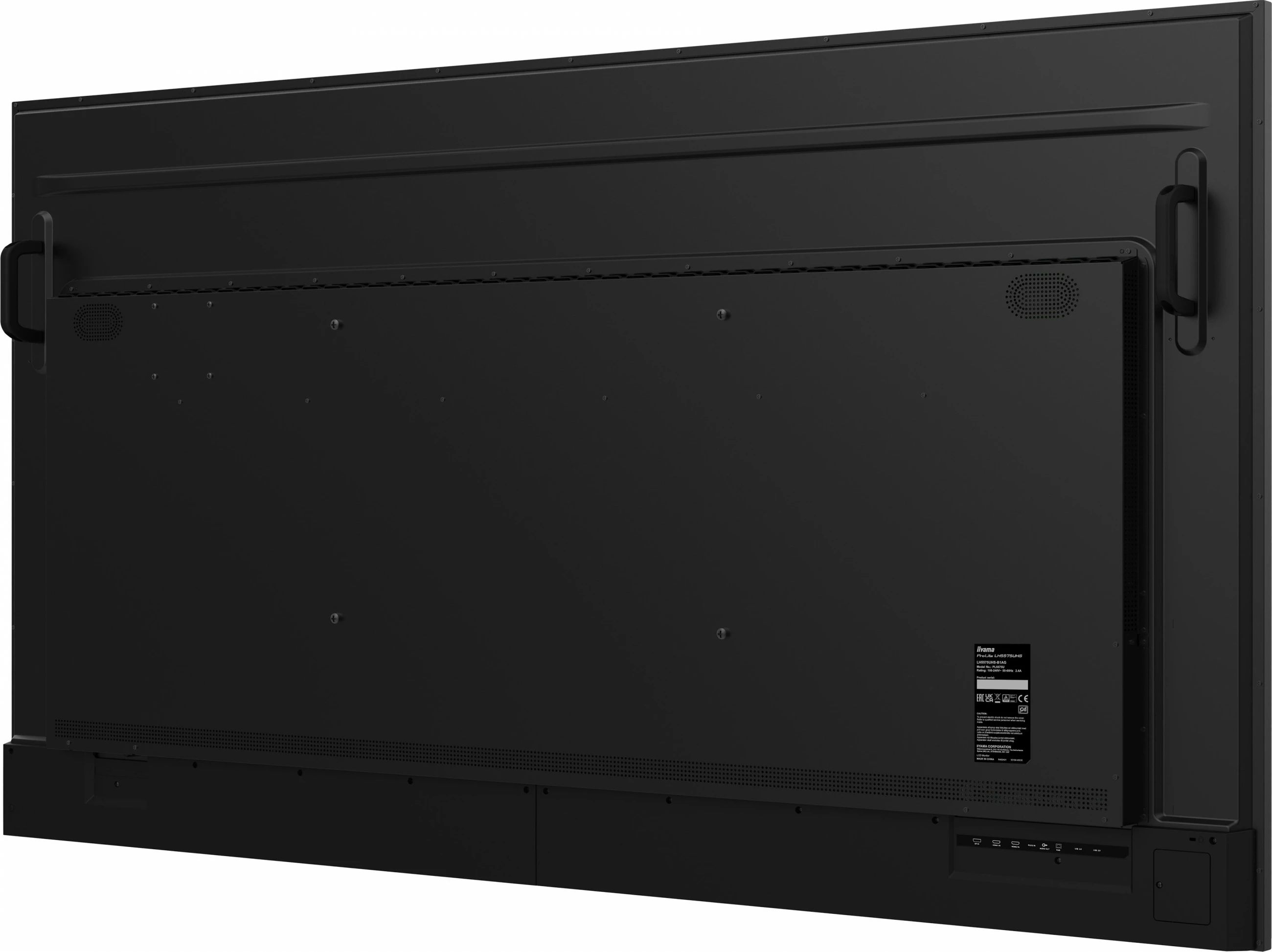 Monitor iiyama LH8665UHSB-B1, Kiosk design, 86", LED, 4K Ultra HD, Wi-Fi, e zezë