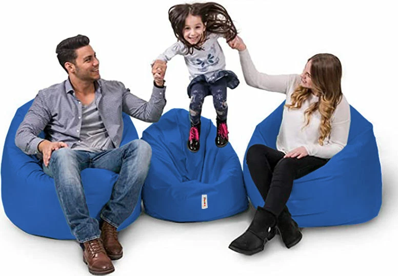 Jastëk kopshti 'bean bag', ngjyrë e kaltër, Iyzi 100, Atelier del Sofa