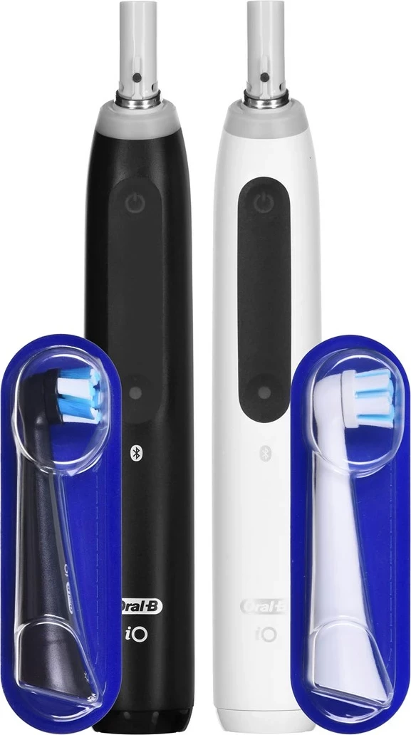 Furçë dhëmbësh elektrike Braun Oral-B iO5 Duo, e zezë dhe e bardhë