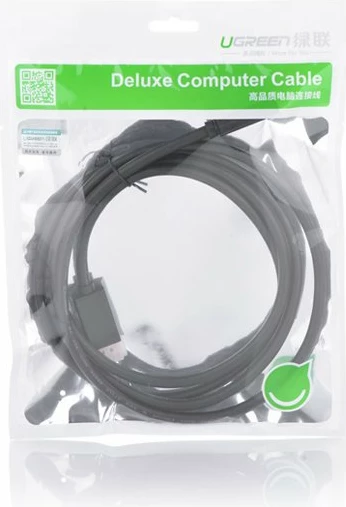 Kabllo video Ugreen DisplayPort në HDMI, 1.5m, 4K, e zezë