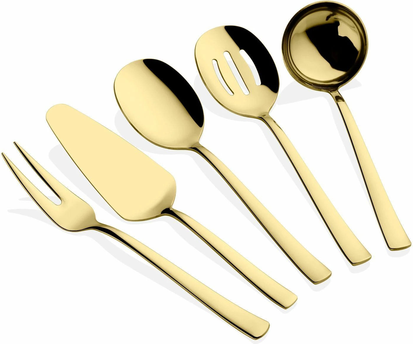 Set shërbimi 5 copë, ngjyrë ari, Hermia Concept, Ella Titanium