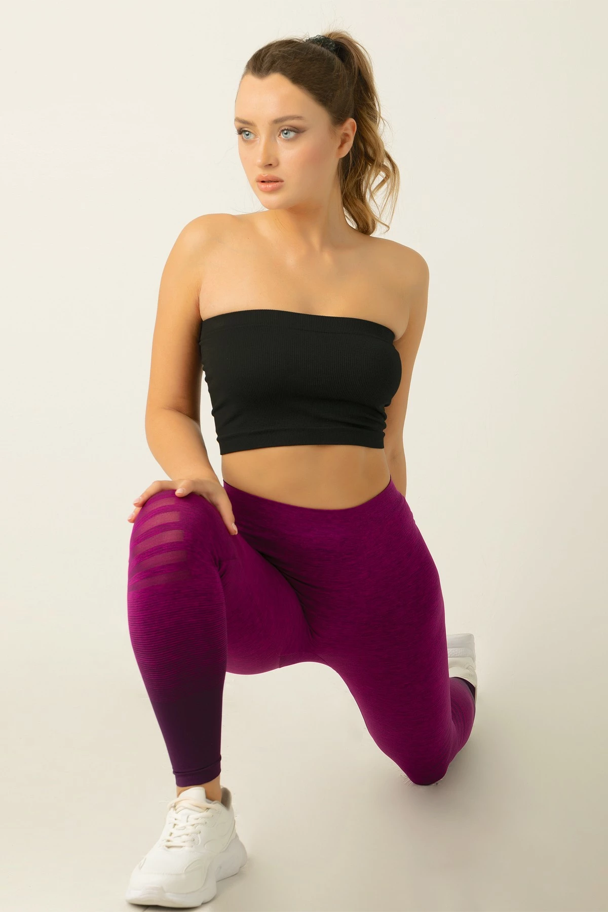 Tuta pa qepje Jumeon, fuchsia, 001-001387