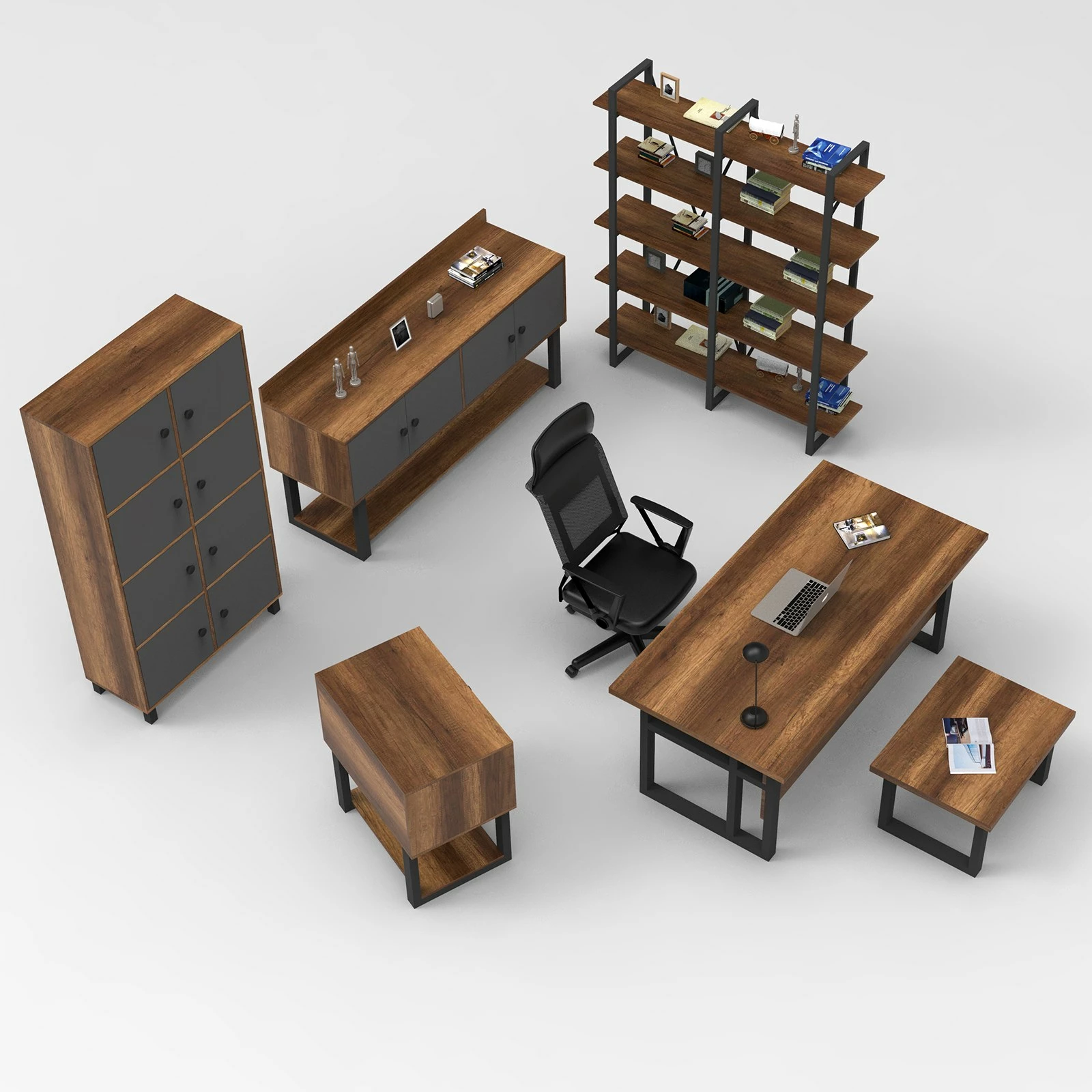 Set mobiljesh për zyre, ngjyrë barok, Skye Decor, Mn12-Ba