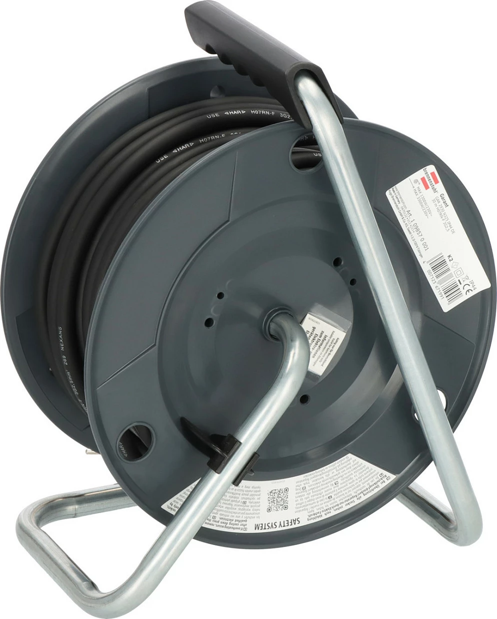 Tambur kabllo Brennenstuhl IP44, 30m, H07RN-F 3G2.5, gri